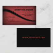 Curves名グランジ刺、Crimson 名刺 (正面/裏面)