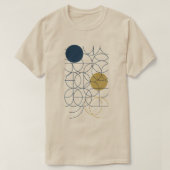 Curves And Circles Art Men's T-Shirt Tシャツ (デザイン正面)