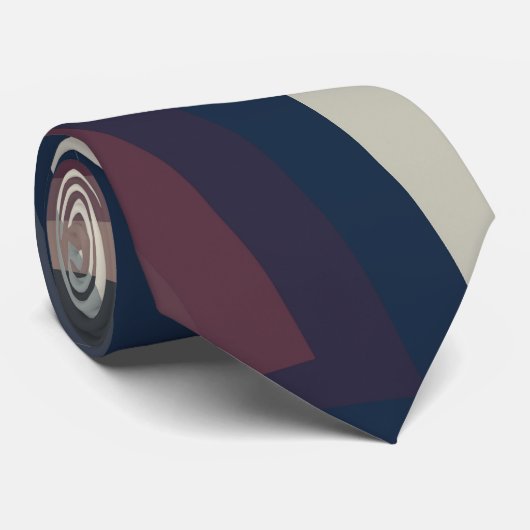 Curves in Brown and Gray ネクタイ (ロール)