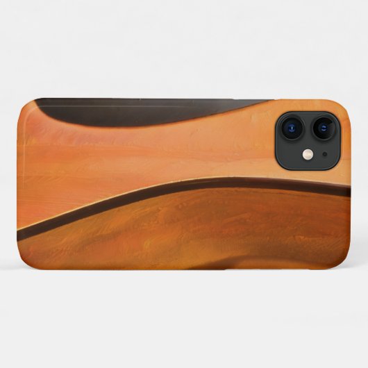 Curves of Acoustic Guitar Art Phone Case Case-Mate iPhoneケース (裏面(横))