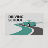 Curving Road - Driving School 名刺 (正面)