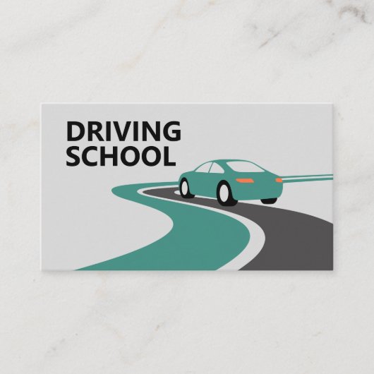 Curving Road - Driving School 名刺 (正面)