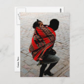 Cusco、ペルー、母および子供 ポストカード (正面/裏面)