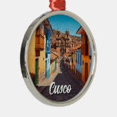 Cusco Peru Travel メタルオーナメント (右)