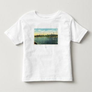 Cushingの白い頭部の島の眺め トドラーTシャツ