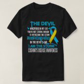 Cushing's Disease Awareness I am the Storm Devil  Tシャツ (デザイン正面)