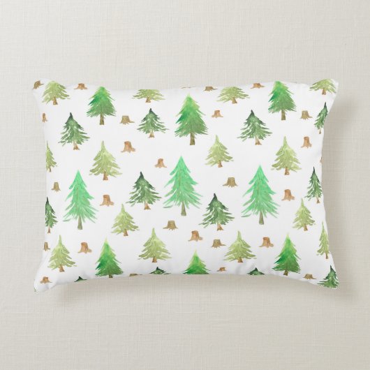 Cushion 30,48 cm x 40,64 cm - Tree Pattern アクセントクッション (正面)