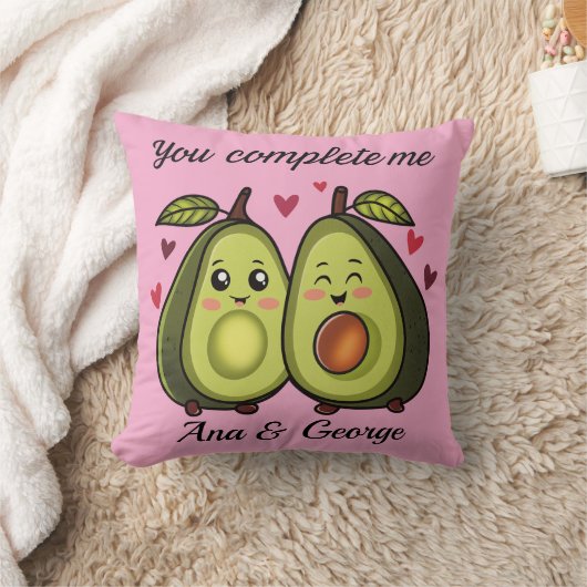 Cushion avocado love クッション (ブランケット)