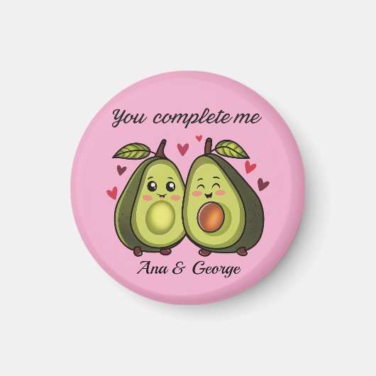 Cushion avocado love マグネット (正面)