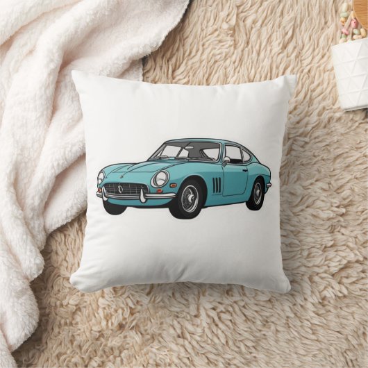 Cushion Vintage Car クッション (ブランケット)