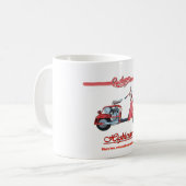 Cushmanの高地居住者のスクーター コーヒーマグカップ (正面左)