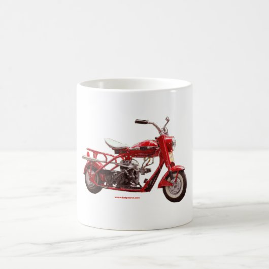 Cushman_Blue_texturizer コーヒーマグカップ (中央)