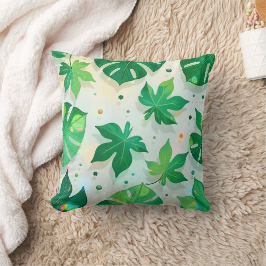 Cusion of Leaves クッション (ブランケット)