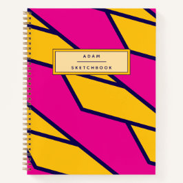 Cusotm Name Spiral Sketchbook Notebook ノートブック
