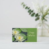 CUST.BUS.CARD. /2白蓮教の花 名刺 (スタンド正面)