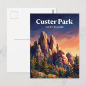 Custer State Park South Dakota ポストカード (正面/裏面)