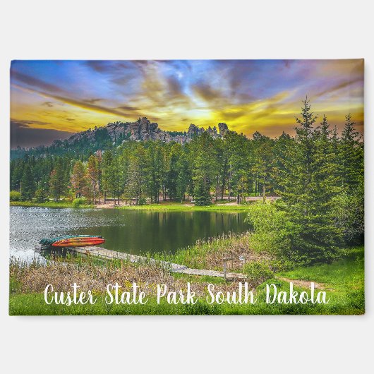 Custer State Park South Dakota マグネット (正面)