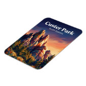 Custer State Park South Dakota マグネット (左側)