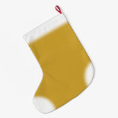Custoに貯蔵する黄色バラのストッキングのばら色のクリスマス ラージクリスマスストッキング (裏面 (吊り時))