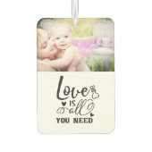 Custo写真 |愛で作られた カーエアーフレッシュナー (裏面)