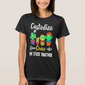 Custodian Crew We Stick Together  Cactus Tシャツ (正面)