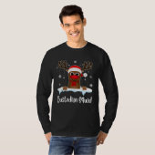 Custodian Squad Xmas Reindeer Santa Hat Christmas  Tシャツ (正面フル)
