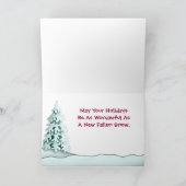 CustomヴァンCamper RV Holiday Cards シーズンカード (内部)