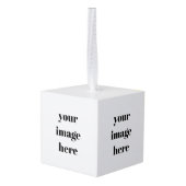 Custom キューブオーナメント (裏面アングル)