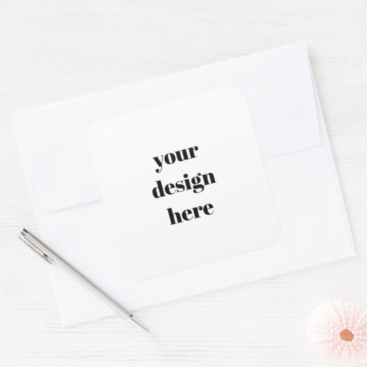 Custom スクエアシール (封筒)