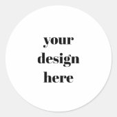 Custom ラウンドシール (正面)