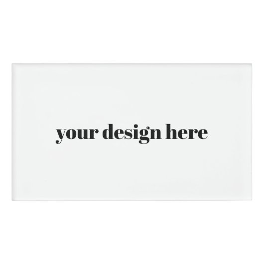 Custom 名札 (正面)