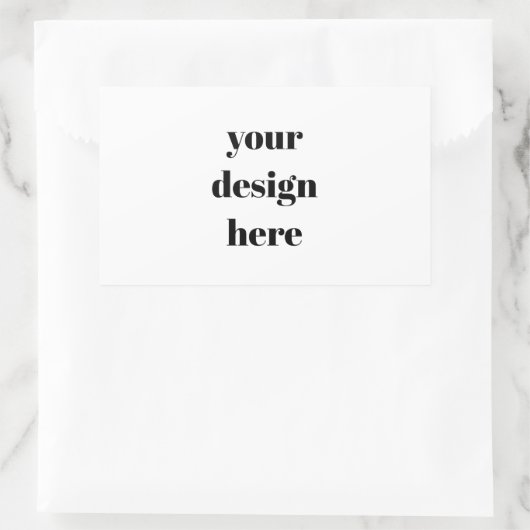 Custom 長方形シール (バッグ)