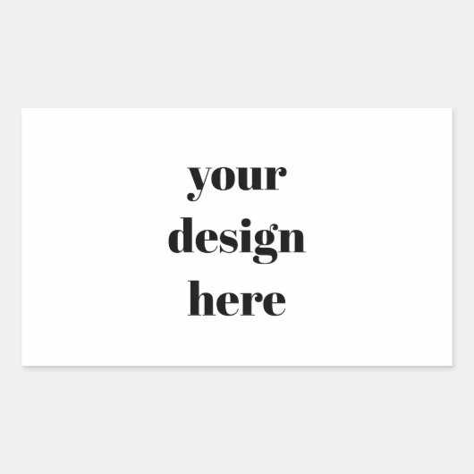 Custom 長方形シール (正面)