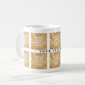 Custom 10 Photo Text Mug コーヒーマグカップ (正面左)