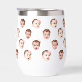 Custom 11 oz Funny Baby Kids Family Face 2 Photos (右面)