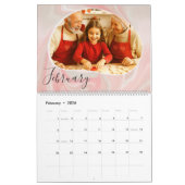 Custom 12-Month Photo Calendar – Grandparent Gift カレンダー (2月 2026)