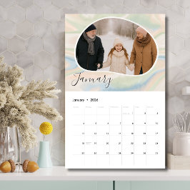 Custom 12-Month Photo Calendar – Grandparent Gift カレンダー