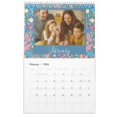 Custom 12-Month Photo Calendar – Holiday Gift カレンダー (2月 2026)