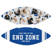 Custom 12 Photo Collage “Love You to the End Zone” アメリカンフットボール (パネル)