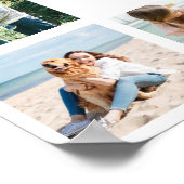 Custom 14 Photo Collage Poem ポスター (角)