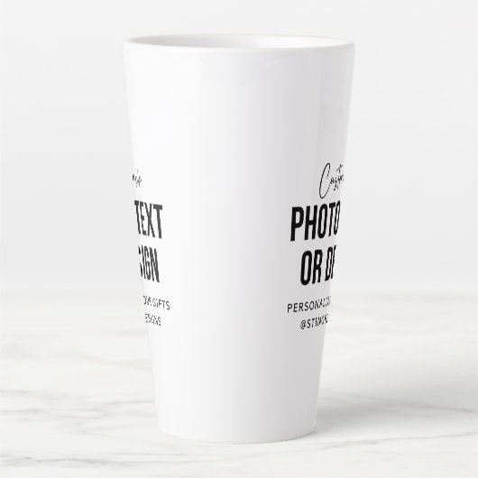 Custom 17 oz Latte Mug | Personalized Coffee Cup カフェラテマグ (正面)
