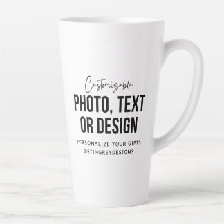 Custom 17 oz Latte Mug | Personalized Coffee Cup カフェラテマグ