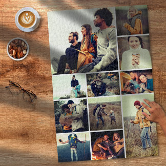 Custom 1,014 Piece 11-Photo Collage Difficult ジグソーパズル