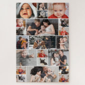 Custom 1,014 Piece 21-Photo Collage Difficult ジグソーパズル (縦)