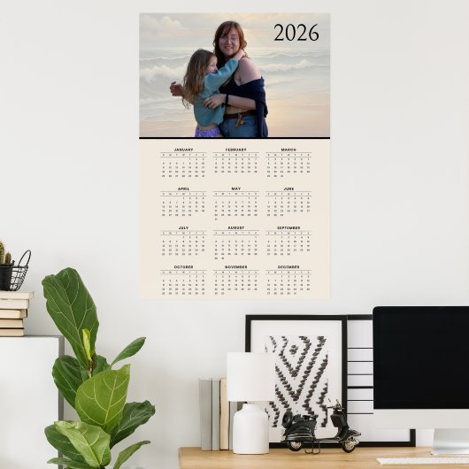 Custom 2026 Calendar  ポスター (ホームオフィス)