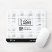 Custom 2026 Calendar Business Logo マウスパッド (マウス)
