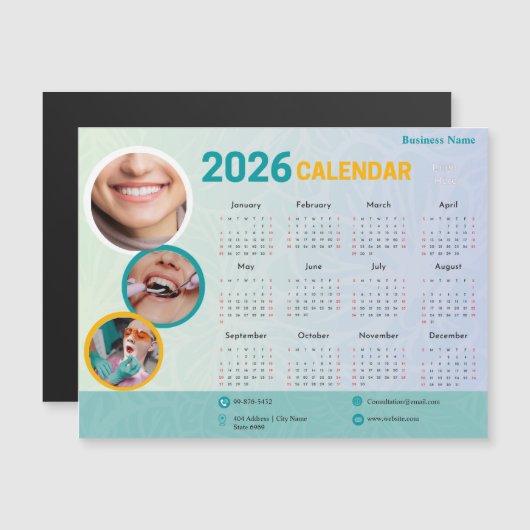 Custom 2026 Dental Office Personalized Dentist Pro (正面/裏面)