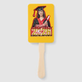 Custom 2026 Grad Fan for High School & College  ハンドファン (正面)