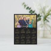 Custom 2026 Photo Calendar Christmas New Years シーズンポストカード (スタンド正面)