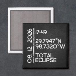 Custom 2026 Solar Eclipse マグネット